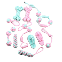 Jouets à mâcher en corde de coton écologiques MK, très demandés, durables, interactifs, de luxe, pour l'entraînement quotidien des chiens et des chats, indestructibles et mignons