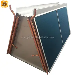 Shanghai shenglin Ice Block Machine tube de cuivre aileron de cuivre bobine d'évaporateur