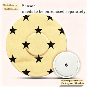 Parche Adhesivo Elástico Transpirable de Forma Personalizada para Sensores Precortados Utilizados en Sistemas de Monitoreo Continuo de <span class=keywords><strong>Glucosa</strong></span> - Product Image 1