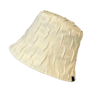 Atacado Fabricante Moda Custom Elegant Cotton Sun Protection Bucket Hat Chapéu do pescador para a fêmea