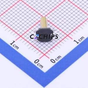 GT-TC084B-H080-L5 Tactile Switch SMD-4P,5.2x5.2mm Switch Single Pole Single Throw Round Button 2.5N Vertical Mount - Product Image 2