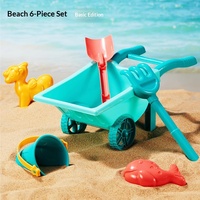 Ensemble de jouets de plage en plastique pour enfants, canard jaune, pour 0-24 mois, jeux aquatiques en plein air, seau de plage, outils de creusement de sable, modèle Shantou