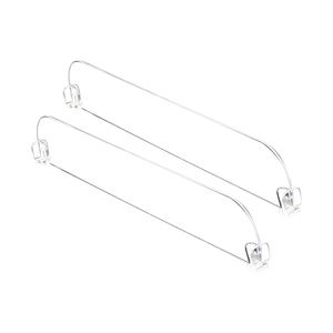 <span class=keywords><strong>Acrylique</strong></span> clair déflecteur prix d'usine au détail <span class=keywords><strong>tiroir</strong></span> cloison ou placards étagères organisateur séparateur magnétique étagère diviseur - Product Image 2