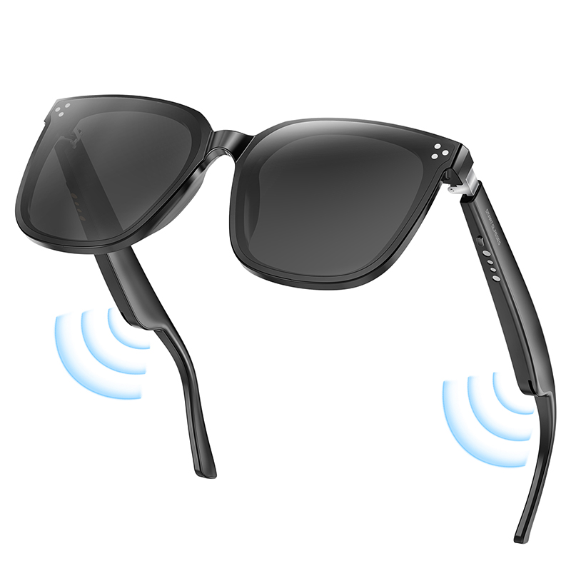OEM 2025 GS260 Smart Glasses with UV400 Protection Sunglasses with Music Call Wake-up Voice Assistant Lady Smart Wearable Headset