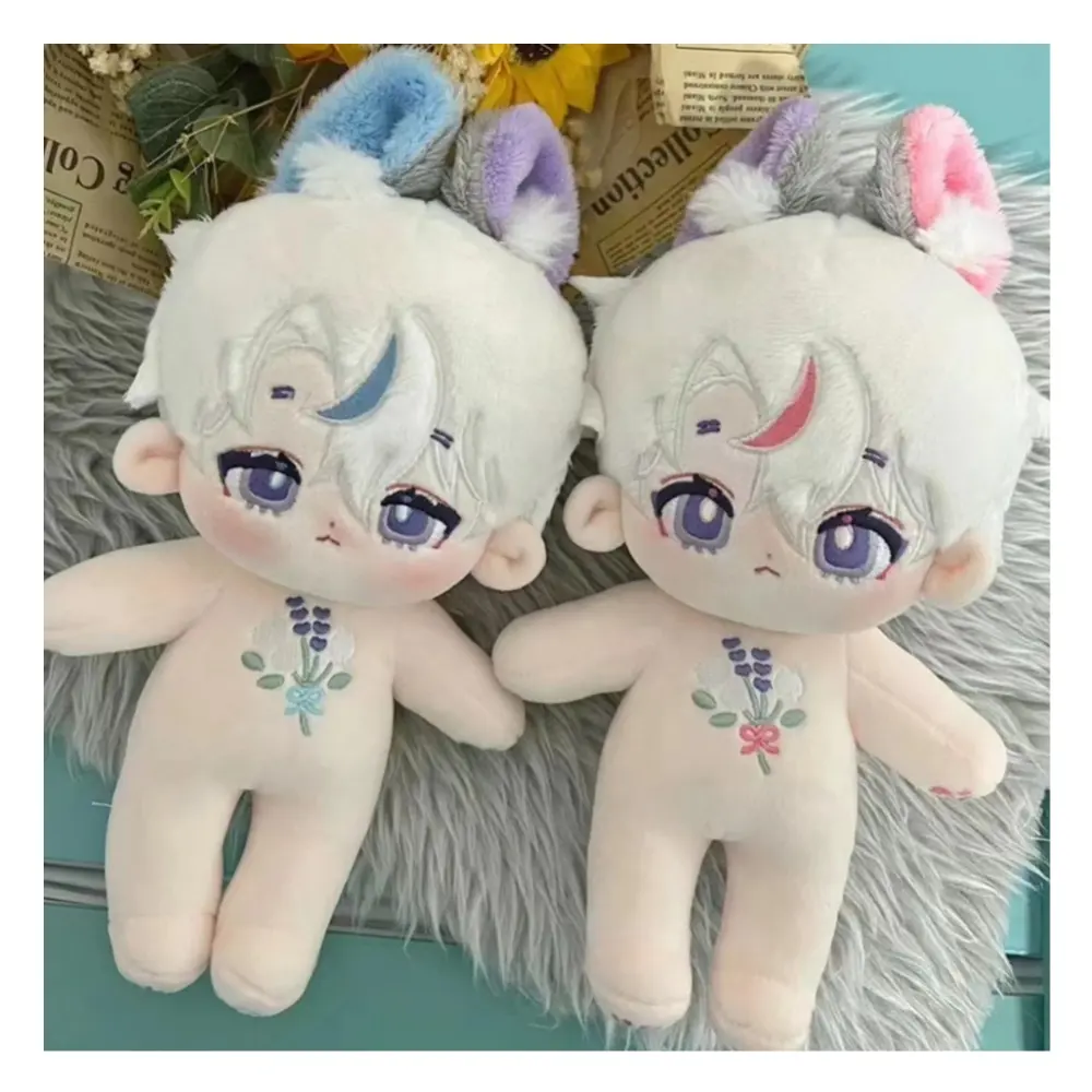 Düşük adedi özel Plushie üretici yapılan 20cm bts peluş bebekler Anime oyun bebek el yapımı peluş şekil oyuncaklar