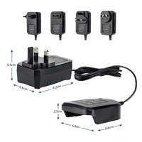 Chargeur en plastique 100-240V 1A 20W pour chargeur de batterie au lithium Makita 14.4V-18V chargeur de batterie rapide avec protection contre les surcharges