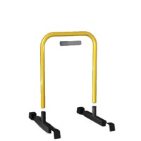 Barre de traction parallèle en métal pour intérieur, équipement de gym durable, confortable et sûr, avec support d'extension de bras réglable