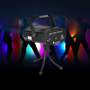 屋内赤緑ミニレーザーライト5wメタルデザインスタープロジェクターシャワーホームパーティーナイトクラブクリスマスパティ - Product Image 3