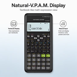 V.P.A.M. Naturale Calcolatrice con display fx-570ES PLUS 2nd Edition, modalità Matrice, Vettore e Statistiche, alimentazione solare e a batteria - Product Image 2