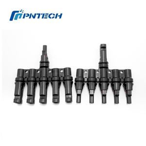 Connecteur solaire certifié IEC de type T 6P PV004-T5 1000V DC étanche résistant aux UV 30A en cuivre étamé à noyau unique boîtier PC - Product Image 1