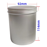 Vente flash - Petit pot rond pour soins de la peau avec bouchon à vis - Emballage en aluminium pour cosmétiques - 5/15/30/50/60/80/100/150/200/300/500 ml