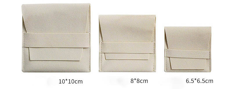 Pochette beige 6,5*6,5 cm