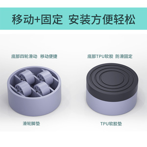 Qinfeng <b>Washing</b> <b>Machine</b> Feet Pads Plastic Caster With Storage Rack For Home Use - Product Image 5