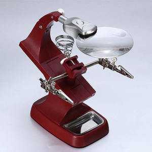 金属製3倍拡大ガラス製品修理用,USBデスクトップ360回転修理用ライトツール - Product Image 5