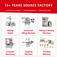 Machine de remplissage de rouge à lèvres en silicone entièrement automatique TYPACK à 72 cavités avec démoulage par congélation pour la fabrication de rouge à lèvres de 1 à 25 ml
