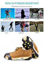 Pointes de chaussures antidérapantes en Silicone, durables, hiver, neige, glace, poignée antidérapante, prix usine