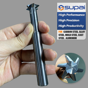 Supal phi tiêu chuẩn vonfram thép lên và xuống chamfering cứng hợp kim 55 độ đôi chamfering End Mill phay Cutter công cụ - Product Image 1