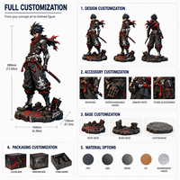 Figura de Acción Coleccionable de Diseño Personalizado, Escala 1/6, PVC, Plástico, Modelo 3D de Dibujos Animados, Fabricante OEM de Anime para Decoración de Colección