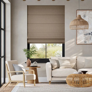 <span class=keywords><strong>Tende</strong></span> Romane con Batteria Integrata, Funzionamento Motorizzato e Manuale, Oscuranti su Misura <span class=keywords><strong>per</strong></span> Finestre e Porte di Grandi Dimensioni - Product Image 3