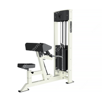 Machine à curls biceps à sélection de poids en acier inoxydable M1 pour usage commercial, équipement de fitness multifonction personnalisé pour les exercices du dos et des jambes