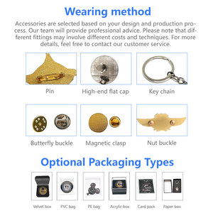 Chuyên Nghiệp Biểu Tượng Tùy Chỉnh Nút Vòng Pop Anime Tin 3D Phù Hiệu Mạ Vàng Cứng Mềm Men Phù Hiệu Cho Quần Áo Hat - Product Image 5