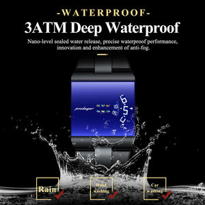 Poedagar 857 Orologio <span class=keywords><strong>da</strong></span> <span class=keywords><strong>Polso</strong></span> di Alta Qualità <span class=keywords><strong>per</strong></span> Uomo con Quadrante Quadrato, Cinturino in Acciaio Inossidabile, Impermeabile, Movimento <span class=keywords><strong>al</strong></span> <span class=keywords><strong>Quarzo</strong></span> - Product Image 6