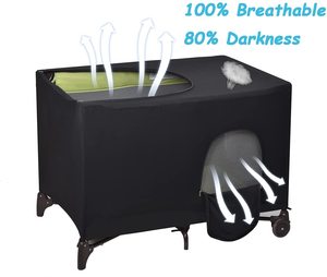 Cubierta de tienda de campaña al aire libre, tienda opaca elástica para interior, portátil, juego para dormir, cómoda, cama antimosquitos, <span class=keywords><strong>cuna</strong></span> de bebé, cubierta de cama con oscurecimiento - Product Image 5