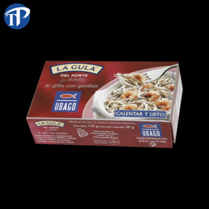 high quality custom paper frozen food box packaging