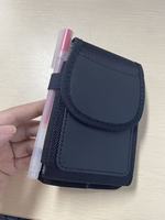 Étui porte-cartes pour Samsung Galaxy Z Flip 8 7 6 et iPhone Duo, fermeture magnétique, clip métallique robuste, fente pour ceinture, nylon