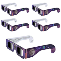 Lunettes d'éclipse solaire 2026 pour l'Espagne certifiées ISO, lunettes d'éclipse solaire personnalisées avec logo, usine Qiwei