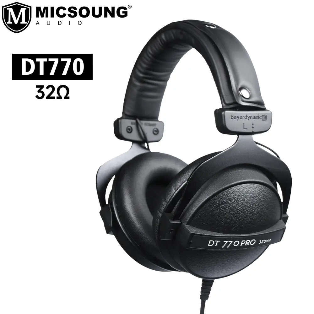 DT 770 PRO DT770 32Ohm 80 Ohm 250 Ohm Over Ear Studio Headphones Wired for Professional Recording Monitoring for Beyerdynamic