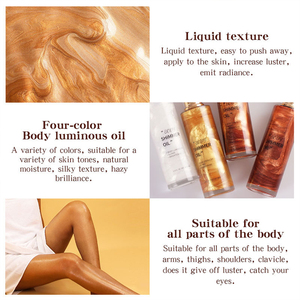 Spray Iluminador Natural para el Cabello con Brillo, Aceite Corporal con Brillo, Etiqueta Privada OEM, Spray Iluminador Líquido de Lujo Rojo Rosa, Aceite Seco con Brillo - Product Image 6
