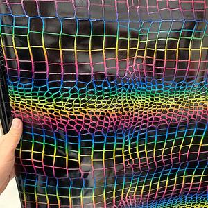 Feuilles de papier pour l'artisanat des nœuds de cheveux, tissées en Faux cuir, motif Animal, imprimé Crocodile, pour la saint-valentin, gaufré, roi Lion, S146 - Product Image 3