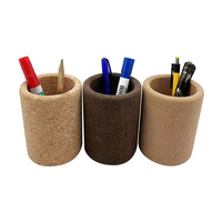 Porte-crayon en bois souple et léger, papeterie écologique en liège, 1 pièce, meilleure vente