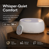 Diffuseur d'huiles essentielles portable intelligent à brume froide ultrasonique 500 ml avec logo personnalisé pour la maison et le bureau, idéal pour les grandes pièces