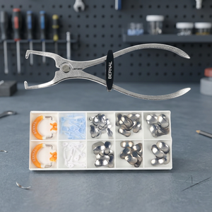 Kit de Bandas de Matriz Seccional Dental Bernal con Pinzas de Sujeción y Cuñas Interdentales para Tratamiento de Ortodoncia - Product Image 2