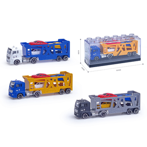 PANDAS 1:64 roue libre boîte de bloc de construction en plastique bricolage chaud petit modèle de voiture en alliage moulé-camion à benne basculante - Product Image 6