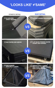 Tente de camion à installation simple pour lit de camion de 6.5 à 8 pieds, tente de lit de camionnette Double couche étanche Pu2000Mm pour tente de <span class=keywords><strong>camping</strong></span>-<span class=keywords><strong>car</strong></span> - Product Image 5