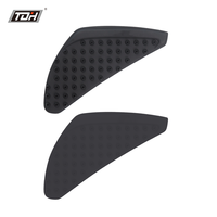 Almohadilla Antideslizante de PVC para Tanque de Combustible de Motocicleta, Adhesiva, Universal, Negra, 190x85mm, Personalizable para Todos los Modelos