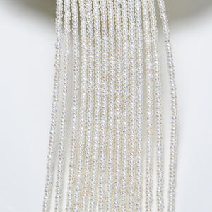 Nuevas Perlas Planas Naturales de Agua Dulce de 2-2.5mm, Forma de Patata Blanca, Productos Semiterminados para Pulseras y Collares DIY, Venta al por Mayor - Product Image 1