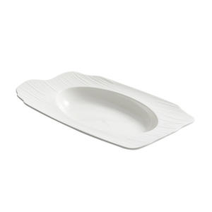 Plato de Sopa Estilo Occidental, Apto para Microondas, Esmaltado, para el Hogar, Novedad <span class=keywords><strong>2022</strong></span>, Plato Hondo, Sensación de Alta Gama, Plato para Pasta, Plato Blanco para Bistec - Product Image 5