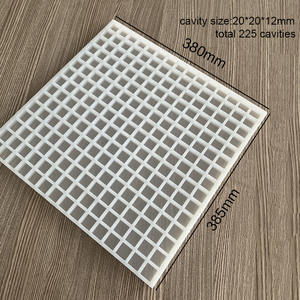 225 חללים סוכריות סיליקון מרובעים תבניות מיני עובש סיליקון לממתקים קשים - Product Image 2