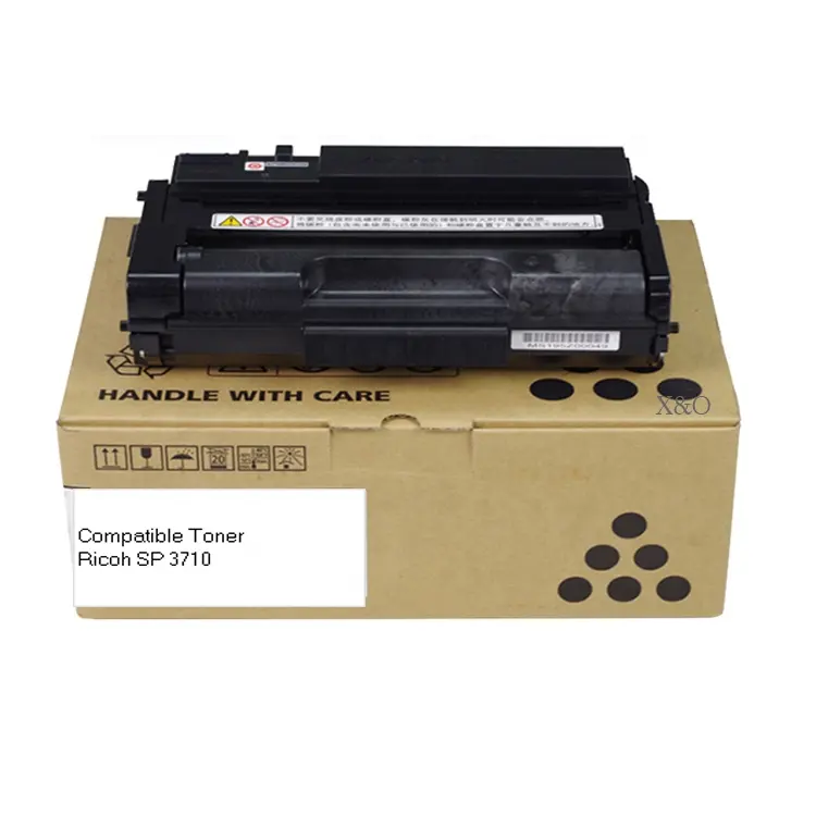 China Premium Hoge Kwaliteit Compatibel Ricoh Sp 3710 3700 3710dn 3700dn Black Printer Toner Cartridge