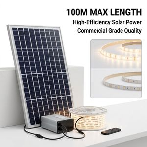 Bande lumineuse LED solaire étanche KTH pour éclairage durable des voies piétonnes, places publiques et parcs - Product Image 5