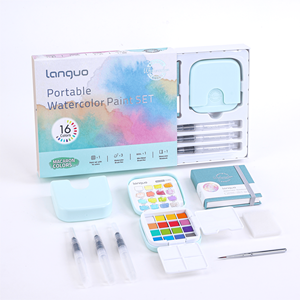 Ensemble de <span class=keywords><strong>peinture</strong></span> à l'eau solide professionnelle Macaron Pastel 24/36 couleurs 20ml - Tons doux Qualité artiste - Product Image 2