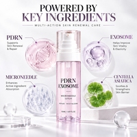 Sérum pour le visage à base d'exosomes PDRN OEM ODM, micro-aiguilles, renouvellement cutané, raffermissant, hydratant, anti-âge