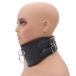 Vente en gros BDSM Collier Esclave Bondage Conditionnement Adulte Erotica Noir Sexy Cou Manches - Product Image 2