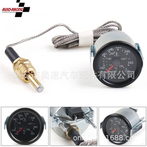 เกจวัดอุณหภูมิน้ำ 2 นิ้ว 52 มม. 12V แบบมีสาย สำหรับการติดตั้งเพิ่มเติม - Product Image 5