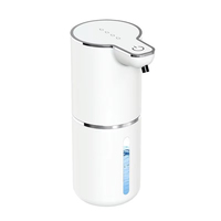 Distributeur de savon automatique à mousse, 350 ml, mural, machine à savon pour les mains, chargeur de type C, distributeur de savon automatique intelligent