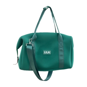 Tas Duffel Lipat Oxford Fashion Custom dengan Ritsleting, Tahan Air/Kering, untuk Akhir Pekan, Dilengkapi Tali Bahu untuk Perjalanan - Product Image 1